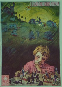 Manifesto di Il sogno del bimbo d'Italia (Riccardo Cassano, 1915)